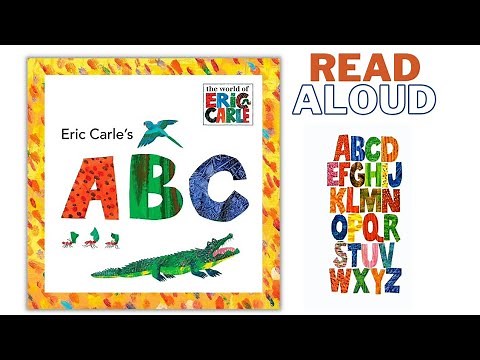 🔠"ABC" BOOK BY ERIC CARLE 🐛 PICTURE BOOK 📖 READALOUD