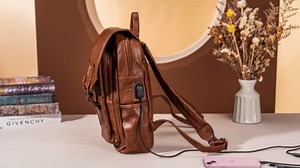 Montana West × Wrangler Backpack for Women Men Unisex Stylish Business Work Backpack Purse Black Vegan Leather Backpack