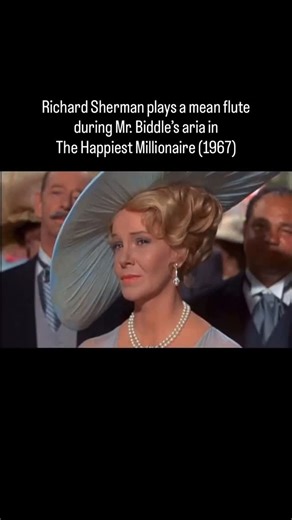 Brian Crawford | Did you know that half of the famous Sherman brothers duo made a brief cameo in the 1967 film, The Happiest Millionaire? While Mr. Biddle... | Instagram