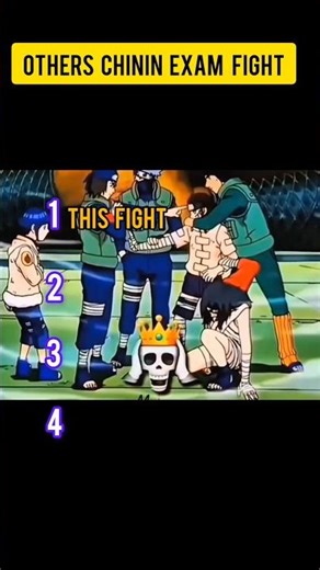 Chunin Exam Battles That Shocked Fans 😱//naruto//chuninexam#youtubeshorts