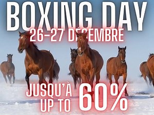 🎁 VENTE BOXING DAY! Jusqu’à 60% de rabais! 2 jours seulement! LA plus grosse vente de l’année! 26-27 décembre! 🤠💪🏻🛒 www.RANCHBRAND.ca 🎁 BOXING DAY SALE! Up to 60% OFF! 2 days only! The biggest sale of the year! December 26–27 🤠💪🏻🛒 | Ranch Brand