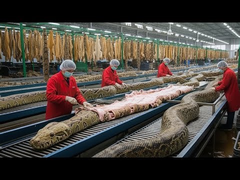 How Snake Skin Becomes a $5,000 Luxury Jacket | Full Shocking Process