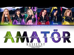 MANIFEST AMATÖR | Color Coded Lyrics (Turkish/English) | Renk Kodlu Şarkı Sözleri (Türkçe/İngilizce)