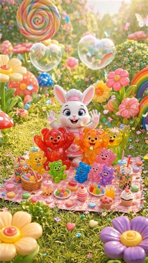 BunBun’s sweetest picnic ever 🍬