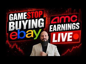 GAMESTOP Buying Ebay + AMC Earnings Call LIVE!