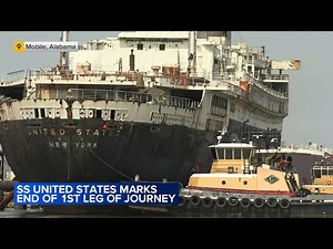 SS United States arrives in Alabama, the last stop before its final destination