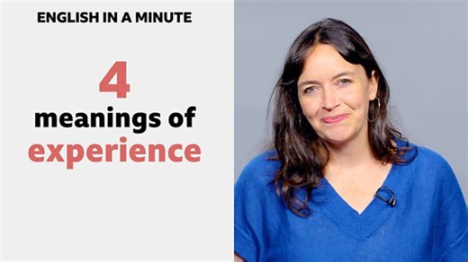 BBC Learning English - Course: English In A Minute / Unit 3 / Session 5 / Activity 1