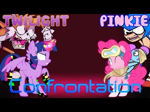 FNF Confrontation but Twilight and Pinkie Pie Sings it (Secret Histories X Dusk Till Dawn Cover)