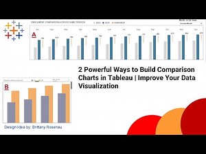 2 Powerful Ways to Build Comparison Charts in Tableau | Improve Your Data Visualization