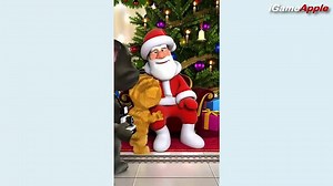 TALKING SANTA Game for Kids - iPhone iPad iOS/ Android (Gameplay / Review)