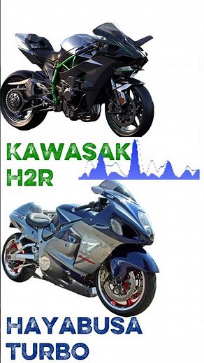 Kawasaki H2r Vs Hayabusa Turbo Drag engine sound | #kawasaki #h2r #hayabusa #turbo #exhaustsound