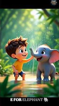 “ABC Story for Kids | A to Z Cartoon Learning | 1 Minute Fun ABCD Animation” #shorts