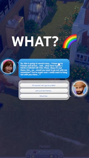 Please explain? 🧡🤍🩷 #sims4