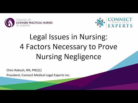 Four Factors Necessary to Prove Nursing Negligence | Legal Issues in Nursing Pt.3