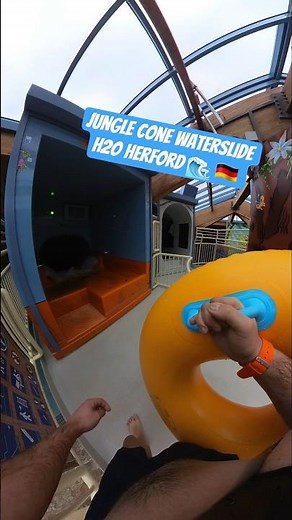 Jungle Cone Waterslide H2O Herford 🌊 🇩🇪 #waterslide #slide #waterpark #aquapark #viral #schwimmbad