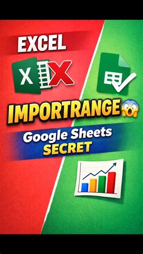 Technical Civil on Instagram: "Excel Me Ye Formula Nahi Milega 😱 | IMPORTRANGE Google Sheets (Part-79) #IMPORTRANGE #GoogleSheets #ExcelVsGoogleSheets #SpreadsheetTips #ExcelTricks GoogleSheetsFormula"