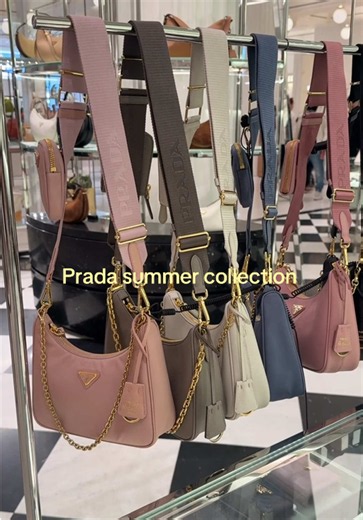 Prada summer bags collection at Selfridges