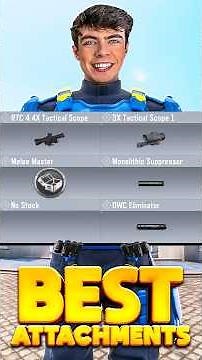 TOP 5 BEST ATTACHMENTS in COD Mobile