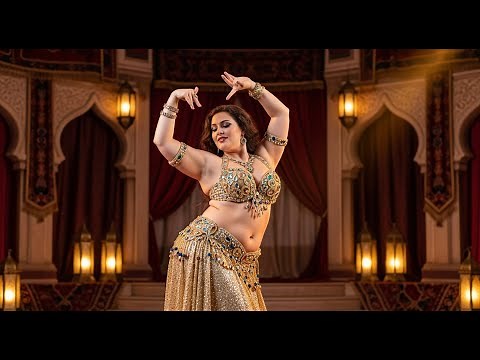 Dubai Gold Souk Love ✨ | Arabic Cinematic Song 2025 | Belly Dance x Female Vocals