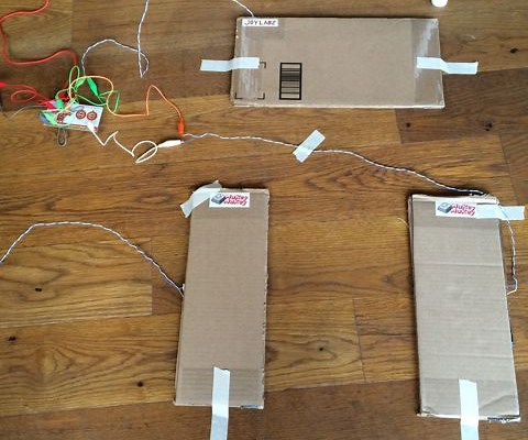 Makey Makey Run and Jump Game Pads
