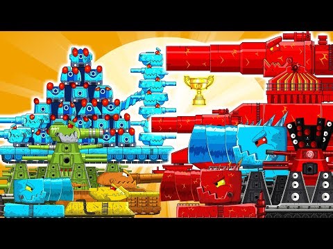 ALL SERIES: The BEST Cartoon Tank Battles Of MEGA BOSS Ever Shown