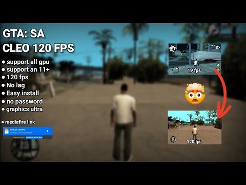 NEW GTA SA 120 FPS CLEO MOD (Android) 🚀 | No Lag + Ultra Smooth Gameplay