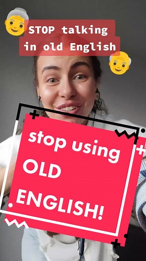 stop using old English - speak in modern English! #nativespeakerenglish #popenglishwithjulia #learnenglish #fyp