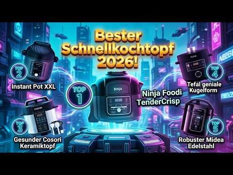 Bester Schnellkochtopf 2026 🏆 Top 5 Multikocher (Ninja, Instant Pot, Cosori, Midea)