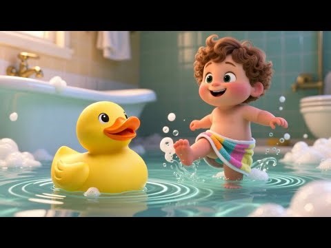 Bathtime Song for Toddlers 🛁💦 | Fun Nursery Rhyme for Kids | Kids Songs & Bath Time Fun