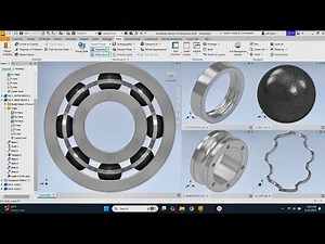Ball Bearing Tutorial: Parts, Assembly, and Animation in Autodesk Inventor