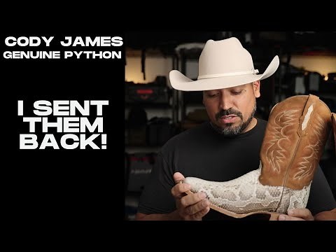 Cody James Genuine Python Western Cowboy Boot Review Boot Barn
