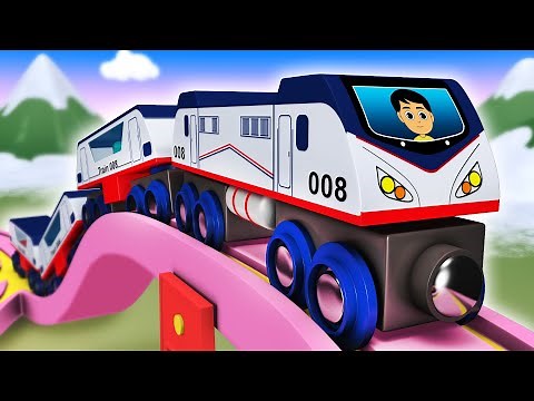 Kids Video For Kids - Toy Factory Cartoon Train Videos for Children Choo Choo Train
