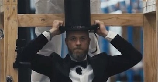 Hamish and Andy attempt outrageous world record to create tallest ever hat – but not before a last minute hurdle