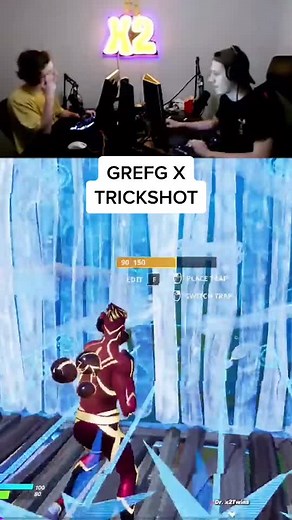 GREFG X TRICKSHOT #x2twins #fortnite #fyp