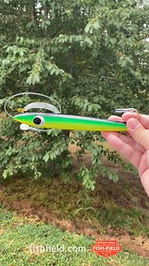 Fish-Field Rigged Cedar Plugs come in over 5 different colors and 2 sizes starting at $9.99 each! #fishfield #fishing #fishinglures #saltwaterfishing #offshorefishing #tunafishing | Fish-Field