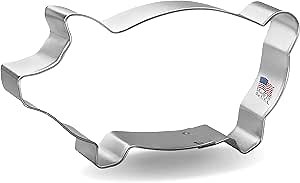 Foose Marranitos Pig Cookie Cutter 5 Inch –Tin Plated Steel Cookie Cutters – Marranitos Pig Cookie Mold