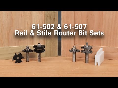 Make Mission-Style and Shaker-Style Cabinet Doors with Tongue and Groove Router Bit Sets