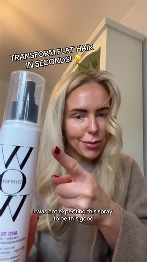 Give life to limp strands with Raise the Root Thicken Lift Spray 🤩 Just spray at the roots, give it a quick blow-dry, and watch your hair soar to new heights! ✨ #colorwow #volumehair #rootlift #flathair #flathairhack #flathairtips