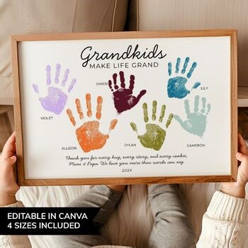 Mothers Day Handprint Craft for Grandparents Day