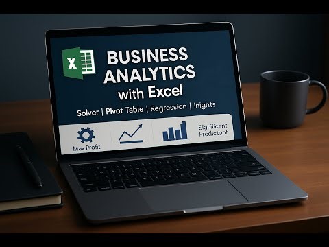 Excel Masterclass: Solve Linear Programming, Regression & Pivot Table Like a Pro!
