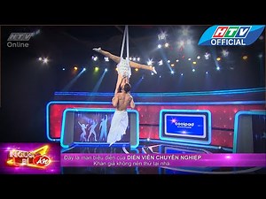 Người bí ẩn | Biểu diễn đu dây lụa trên không đẹp mắt | HTV
