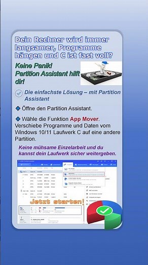 Mehr Platz für Games – Windows 10/11 Laufwerk C bereinigen!#clean #partition #disk #windows