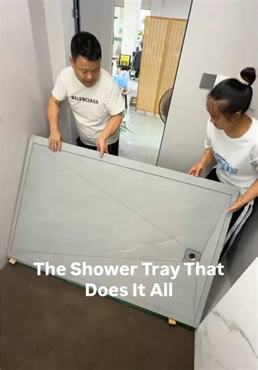 The Shower Tray That Does It All High-density stone resists cracks for life. Built-in slope drains instantly. Non-porous surface wipes clean effortlessly. Anti-efflorescence keeps it pure white forever. Beautiful. Durable. 👉 Upgrade your bathroom today! #BathroomDesign #HomeImprovement #ShowerTray #LeakProof#BathroomGoals #sinteredstone #homerenovation #bathroomdesign #BathroomRenovation #showertray #luxurybathroom #HotelDesign #dreambathroomvanity #HomeReno