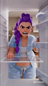 kpop demon hunters - Giant Girl Controlled by a Parasite?! 🐛 Man vs. The Fat Worm #Shorts