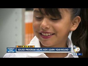 SDUSD program helps kids learn year-round