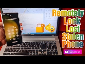 Samsung Galaxy S23 Ultra How to Remotely Lock Lost/Stolen Phone With Password Prevents Any Access