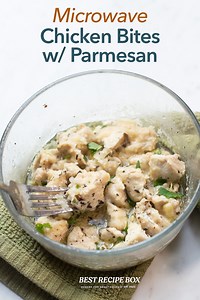Microwave Chicken Bites Recipe with Parmesan KETO | Best Recipe Box