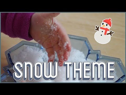 Setting Up the Classroom: Toddler and Preschool Snow Theme