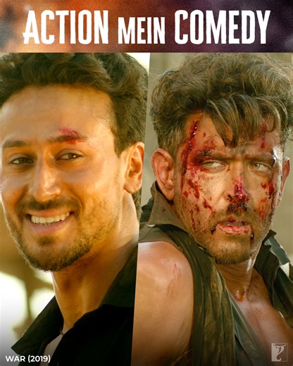 Serving action with a side of laughs 🫣😆 #War | YRF - Yash Raj Films