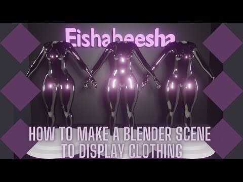 Quick and Easy Way To Make A Blender Scene To Display Clothing or Peds For FiveM